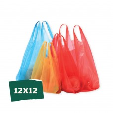 PLASTIC BAG SINGLET 12 X 12